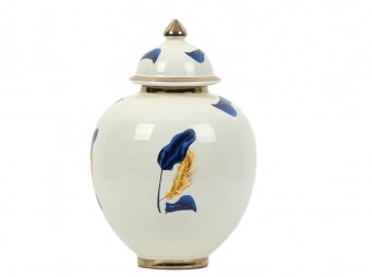 AK.NRH0059 ORTA AH KP MAV GOLD YAPRAK DESENL 26 CM 